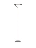 Nova Luce LED Stehleuchte Tilia dimmbar 26W warmweiss 3000K Nickel matt Aluminium 168cm 9088143