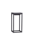Nova Luce LED Akku-Stehleuchte Tegolo dimmbar 2W warmweiss 3000K USB IP54 Anthrazit Aluminium 39cm 9136431