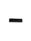 Nova Luce LED Außen-Wandleuchte Allure 8W warmweiss 3000K IP65 salzwasserfest Schwarz Aluminium 22x6cm 9136458