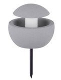 Nova Luce Bodeneinbauleuchte Minor G9 IP65 salzwasserfest Grau Beton Ø15cm 9186704