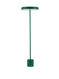 Nova Luce LED Stehleuchte Vetro 33W warmweiss 3000K Grün Aluminium 136cm 9223417