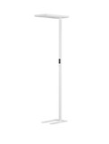 Nova Luce LED Stehleuchte Biolight dimmbar 77W neutralweiss 4000K Bewegungsmelder Weiß Aluminium 198cm 9416978