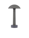 Nova Luce LED Sockelleuchte Tura 7W warmweiss 3000K IP65 salzwasserfest Schwarz Beton 35cm 9540237