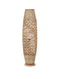 Nova Luce Stehleuchte Anada E27 Natur Holz Rattan 119cm 9586621