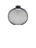 Nova Luce LED Deckenleuchte Kinetic 24W warmweiss 3000K Schwarz Metall Ø50cm 9620154