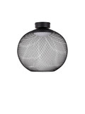 Nova Luce LED Deckenleuchte Kinetic 19W warmweiss 3000K Schwarz Metall Ø40cm 9620155