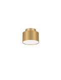Nova Luce LED Deckenleuchte Ozen 16W warmweiss 3000K Gold Aluminium Ø11cm 9695170