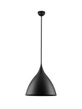 Nova Luce Pendelleuchte Syntopia 3-flammig 3xE27 Schwarz Metall Ø46cm 9695295