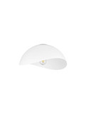 Nova Luce Deckenleuchte Opsi E27 Weiß Metall Ø40cm 9695303