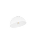 Nova Luce Deckenleuchte Onia E27 Weiß Metall Ø30cm 9695315
