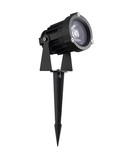 Nova Luce LED Erdspießleuchte Quick schwenkbar 13W warmweiss 2700K IP65 Schwarz Aluminium 14cm 9844059