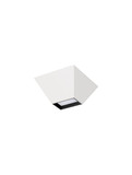 Nova Luce LED Deckenleuchte Utopia 9W warmweiss 3000K Weiß Stahl Aluminium 15x15cm 9870041