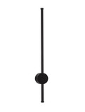 Nova Luce LED Außen-Wandleuchte Ridge 12W warmweiss 3000K IP65 salzwasserfest Schwarz Aluminium 65x8cm 9923406