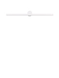 Nova Luce LED Außen-Wandleuchte Breggo 17W warmweiss 3000K IP54 Weiß Aluminium 81x10cm 9923421