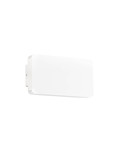 Nova Luce LED Außen-Wandleuchte Artu 10W warmweiss 3000K IP65 Weiß Aluminium 17,5x9,5cm 9971461