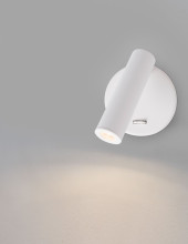 Nova Luce LAREDO LED Wandleuchte Weiß 3W Warmweiss 11x9x11cm 8140521