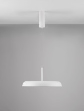 Nova Luce LINUS LED Pendelleuchte Weiß 40W Warmweiss 150x45cm dimmbar 9005648