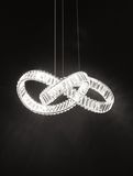 Nova Luce CONCETO LED Pendelleuchte Chrom 49W Neutralweiss 120x60cm dimmbar 9019723