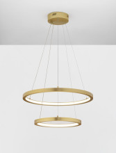 Nova Luce EMPATIA LED Pendelleuchte Messing 60W Warmweiss 120x60cm dimmbar 9172866