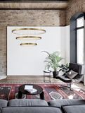 Nova Luce EMPATIA LED Pendelleuchte Messing 108W Warmweiss 150x80cm dimmbar 9172869
