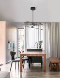 Nova Luce RACCIO LED Pendelleuchte Schwarz 48W Warmweiss 84x80x81cm dimmbar 9180780