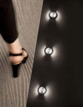 Nova Luce BANG LED Bodeneinbauleuchte Nickel 1W IP67 Warmweiss 4,2x4,2x9cm 9203112