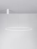Nova Luce TARQUIN LED Pendelleuchte Weiß 59W Warmweiss 200x100cm dimmbar 9345608