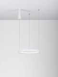 Nova Luce PERRINE LED Pendelleuchte Weiß 22W Warmweiss 150x40cm dimmbar 9345613