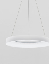 Nova Luce RANDO THIN LED Pendelleuchte Weiß 50W Warmweiss 120x60cm dimmbar 9453452