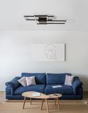 Nova Luce BILBAO LED Deckenleuchte Schwarz 55W Warmweiss 90x67x9cm dimmbar 9508431