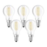 Osram 5er-Pack E14 LED Birne Base 4,0W 470Lm Warmweiss
