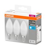 OSRAM LED Kerze BASE B40 FR 5.5W E14 matt neutralweiss wie 40W