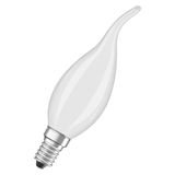 OSRAM Retrofit E14 LED Kerze 4W BA40 Dimmbar Filament matt warmweiss wie 40W