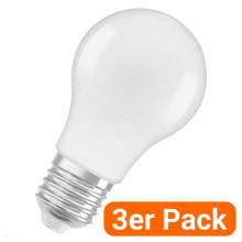 3er-Pack OSRAM LED Lampe E27 Classic matt A40 4.9W 470lm Warmweiss 3000K wie 40W 4099854533754