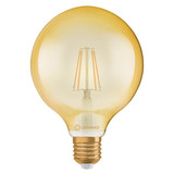 OSRAM LED Lampe E27 Globe Filament G80 7W 650lm Extra-Warmweiss 2400K wie 50W 4099854570186