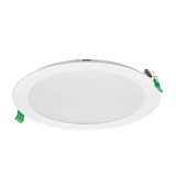 Philips LED Downlight CoreLine Slim Ø20,5cm 18W 2000-2100lm warm-/neutralweiss 3000/4000K CCT DALI IP44 Weiß 8721103317001