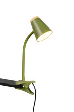 Reality R25831115 Pongo LED Klemmleuchte 4,5W Grün warmweiss