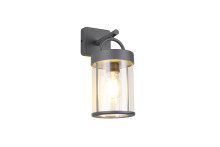 Reality R26476142 Almeria E27 Wandleuchte Anthrazit IP44