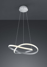 Reality Course LED Pendelleuchte  27W ⌀60cm dimmbar Nickel Matt warmweiss