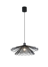 Reality R36431532 Margarita E27 Pendelleuchte ⌀50cm Schwarz Matt