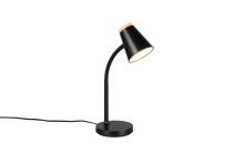 Reality R55831102 Pongo LED Tischleuchte 4,5W Schwarz warmweiss