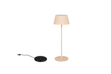 Reality R57706166 Suarez LED Tischleuchte 1,5W ⌀13,5cm dimmbar Sand IP44 warmweiss