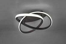 Reality Course LED Deckenleuchte  18W ⌀45cm dimmbar Schwarz Matt warmweiss