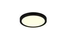 Reality R65891132 Draco LED Deckenleuchte 18W ⌀23cm dimmbar Schwarz Matt CCT einstellbare Lichtfarbe