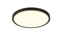 Reality R65891932 Draco LED Deckenleuchte 30W ⌀40cm dimmbar Schwarz Matt CCT einstellbare Lichtfarbe