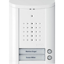 Ritto 1840270 Entravox Türstation Audio, 2 WE, Audio, weiß lackiert