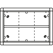 Ritto 1883670 Aufputzrahmen 6 Modulplätze, weiß