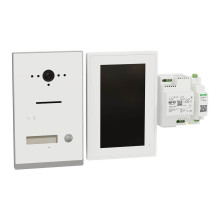 Ritto RGE2094170 Listo Video Einfamilienhaus-Set TwinBus IP, Weiß, UP