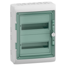 Schneider Electric 13433 Kaedra Kleinverteiler, 2x12 TE, IP65