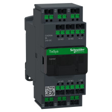 Schneider Electric CAD50ABL Hilfsschütz, 5S Steuerkontakte, Spule 24 V DC, geringe Leistungsaufnahme, SnapIN